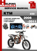 Thumbnail KTM 450 2008-2011 Service Repair Manual Download