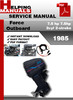 Thumbnail Force Outboard 7.5 hp 7.5hp 2cyl 2-stroke 1985 Service Repair Manual Download Thumbnail Force Outboard 7.5 hp 7.5hp 2cyl 2-stroke 1985 Service Repair Manual Download