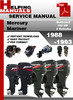 Thumbnail Mercury Mariner Outboard 100 HP 4 Cylinder 1988-1993 Service Repair Manual Download