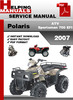 Thumbnail Polaris ATV Sportsman 700 EFI 2007 Service Repair Manual Download