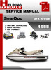 Thumbnail Sea-Doo GTX RFI GS 1998 Service Repair Manual Download