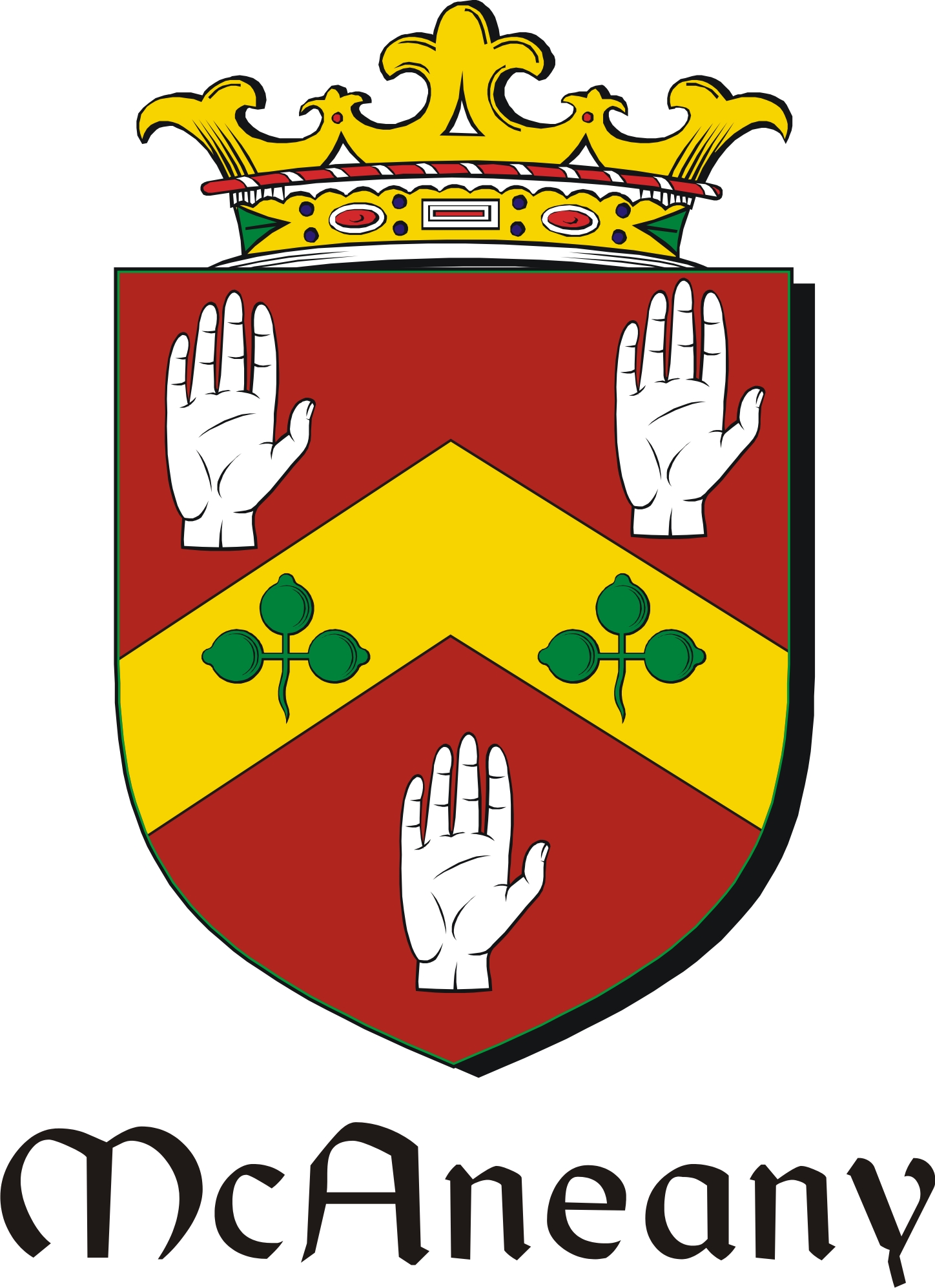 Thumbnail Anean-Mc Family Crest / Irish Coat of Arms Image Download