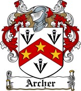 Thumbnail Archer Family Crest / Irish Coat of Arms Image Download