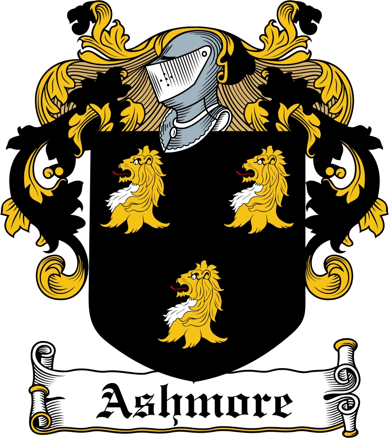 Thumbnail Ashmore Family Crest / Irish Coat of Arms Image Download
