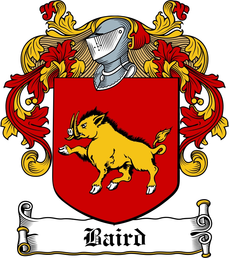 Thumbnail Baird Family Crest / Irish Coat of Arms Image Download