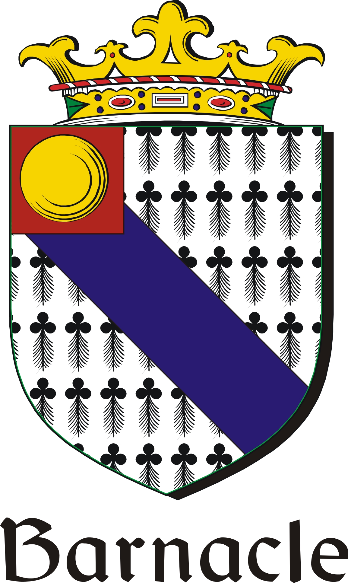 Thumbnail Barnacle Family Crest / Irish Coat of Arms Image Download