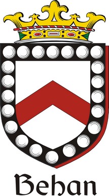Thumbnail Behan Family Crest / Irish Coat of Arms Image Download