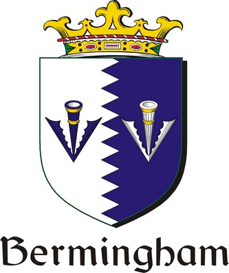 Thumbnail Bermingham Family Crest / Irish Coat of Arms Image Download