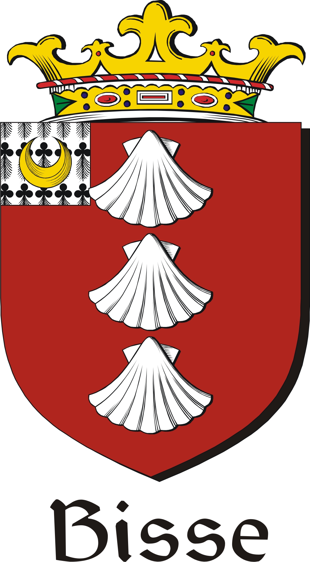 Thumbnail Bisse Family Crest / Irish Coat of Arms Image Download