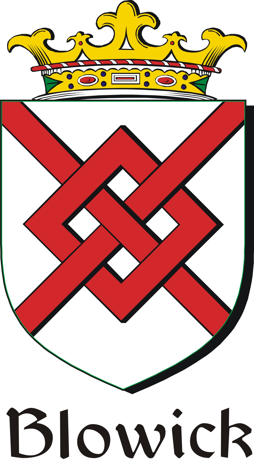 Thumbnail Blowick Family Crest / Irish Coat of Arms Image Download