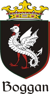 Thumbnail Boggan Family Crest / Irish Coat of Arms Image Download