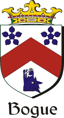 Thumbnail Bogue Family Crest / Irish Coat of Arms Image Download
