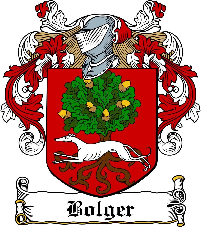 Thumbnail Bolger Family Crest / Irish Coat of Arms Image Download