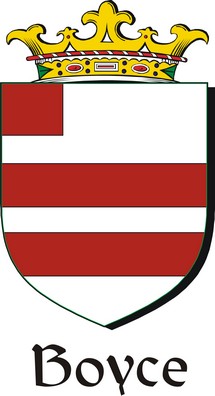 Thumbnail Boyce Family Crest / Irish Coat of Arms Image Download