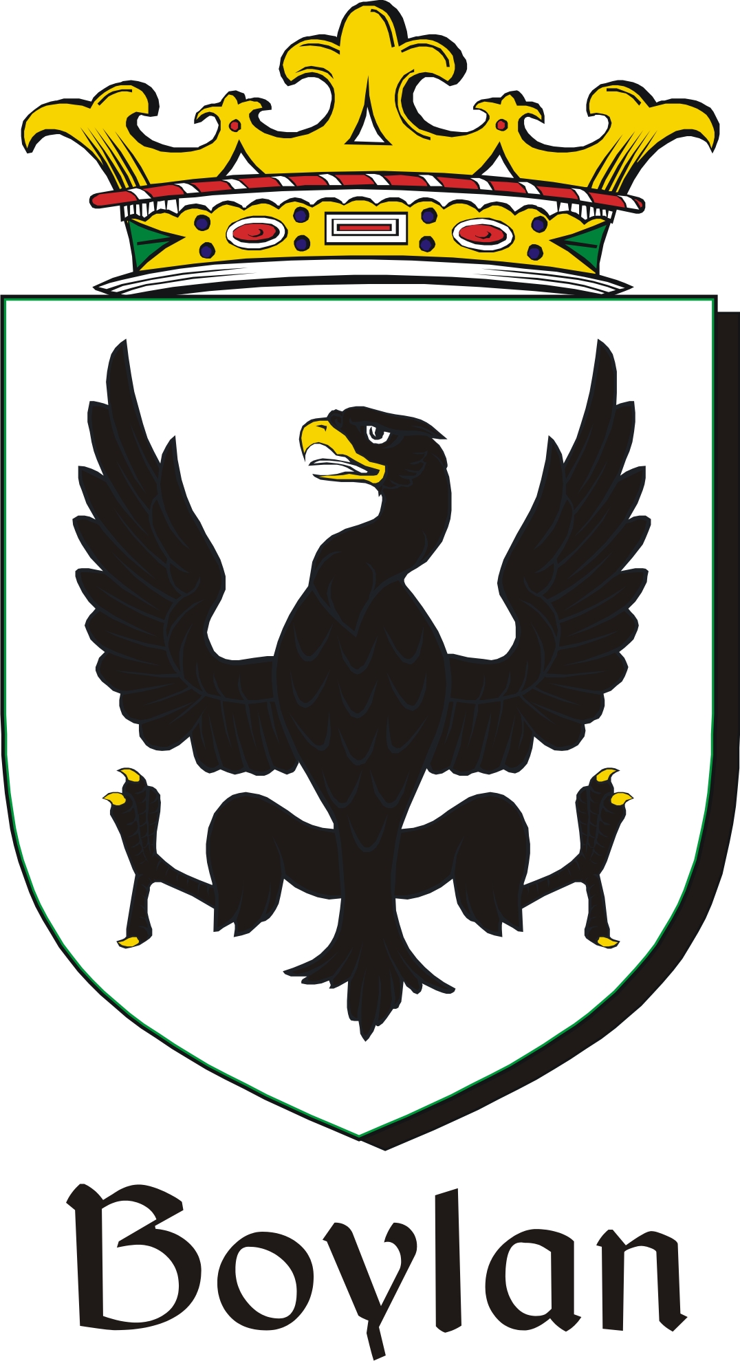 Thumbnail Boylan Family Crest / Irish Coat of Arms Image Download