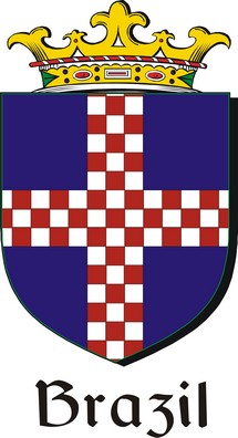 Thumbnail Brazil Family Crest / Irish Coat of Arms Image Download