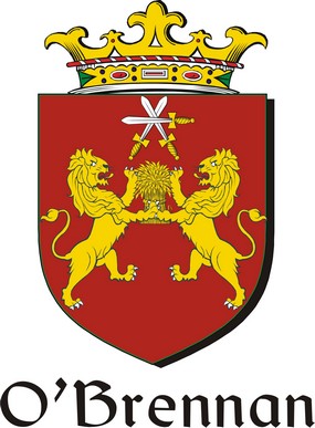 Thumbnail Brennan-O Family Crest / Irish Coat of Arms Image Download