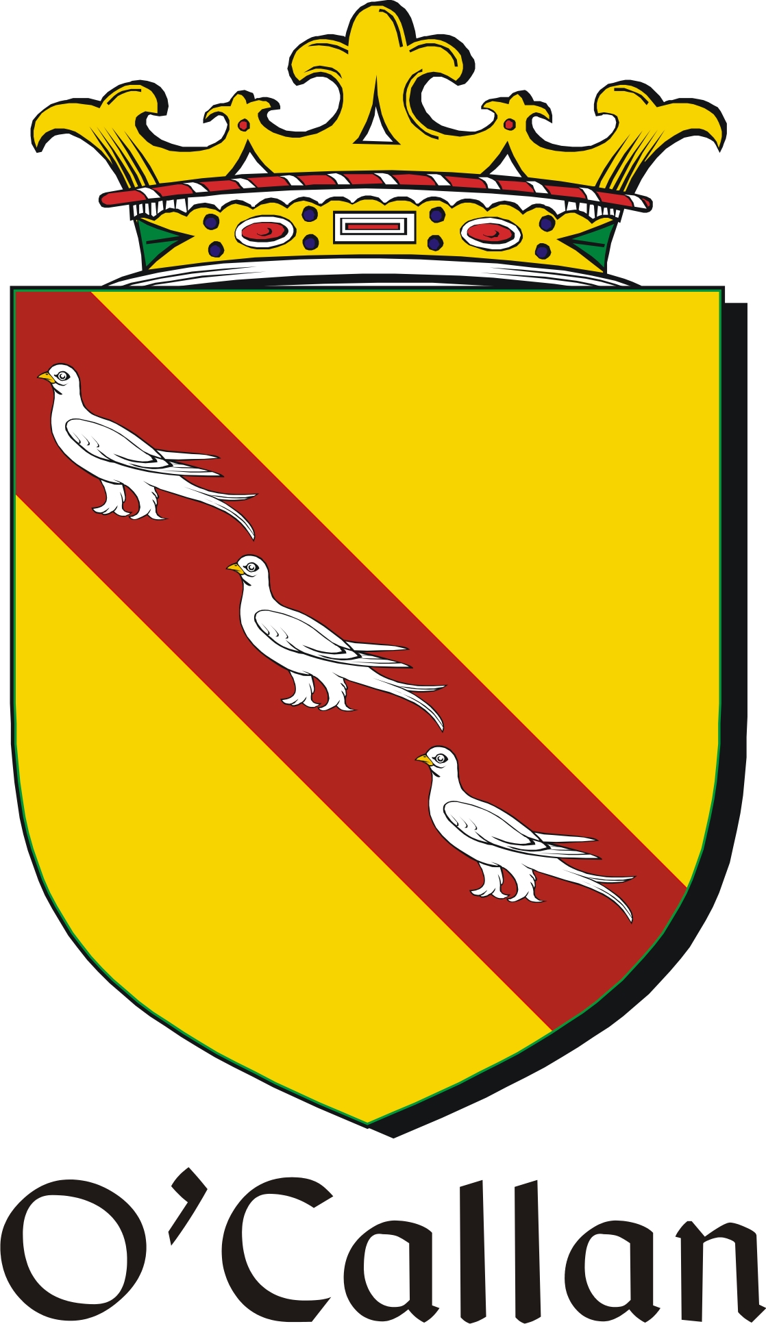 Thumbnail Callan-O Family Crest / Irish Coat of Arms Image Download