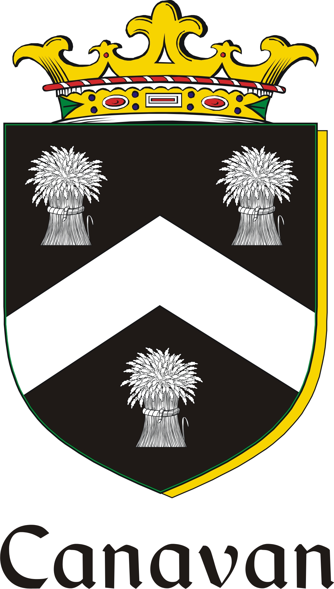 Thumbnail Canavan Family Crest / Irish Coat of Arms Image Download