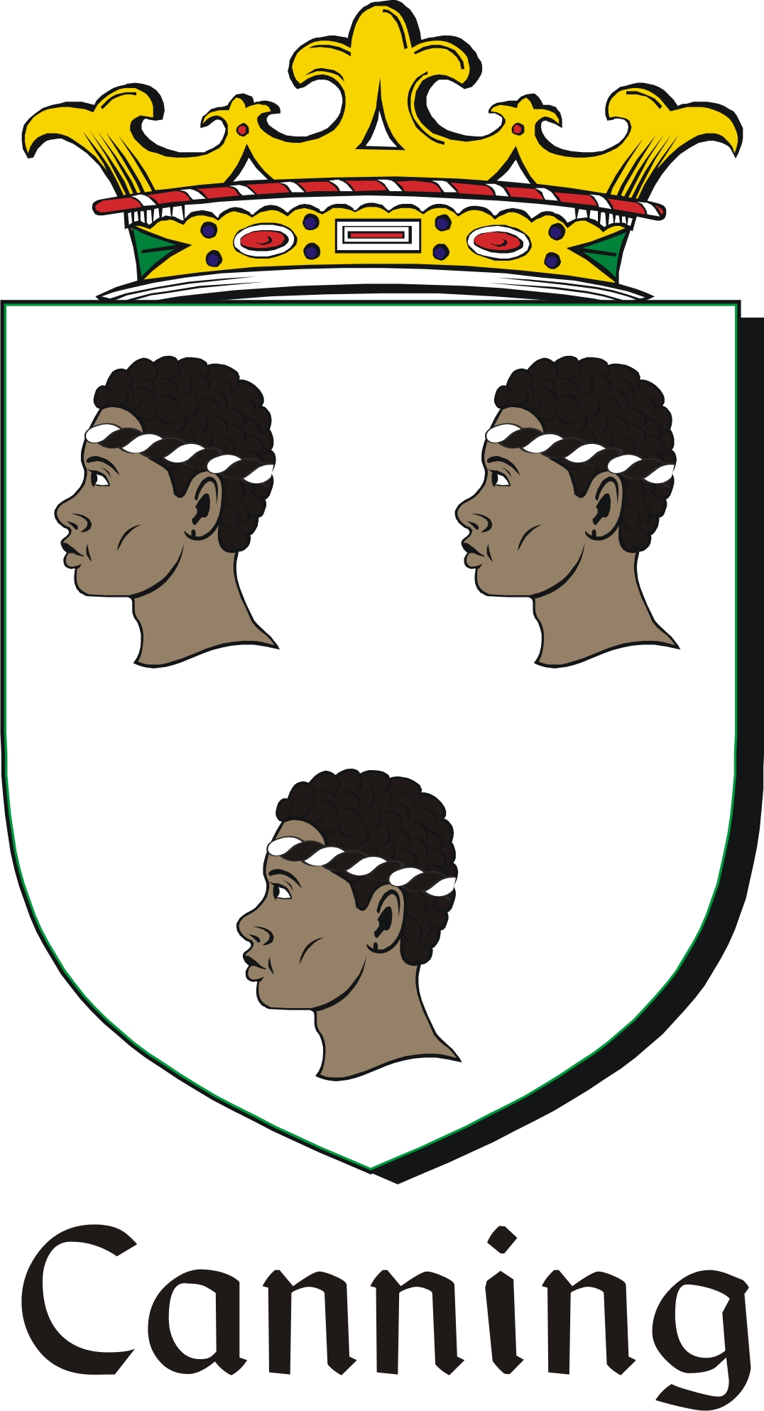 Thumbnail Canning Family Crest / Irish Coat of Arms Image Download