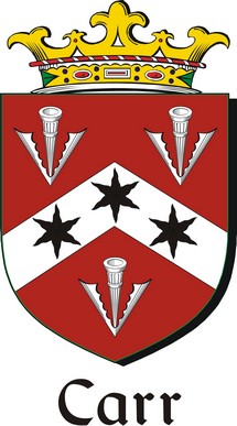 Thumbnail Carr Family Crest / Irish Coat of Arms Image Download