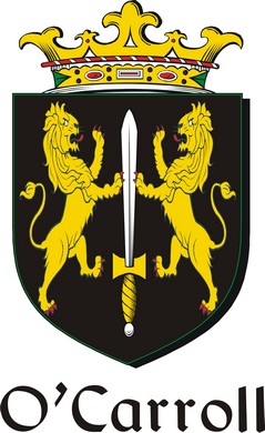 Thumbnail Carroll-O Family Crest / Irish Coat of Arms Image Download