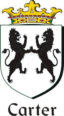 Thumbnail Carter Family Crest / Irish Coat of Arms Image Download