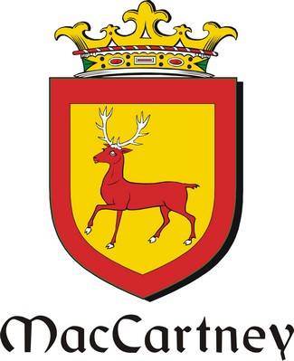 Thumbnail Cartney-Mac Family Crest / Irish Coat of Arms Image Download