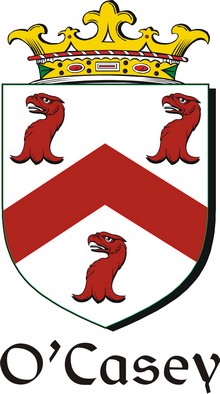 Thumbnail Casey-O Family Crest / Irish Coat of Arms Image Download