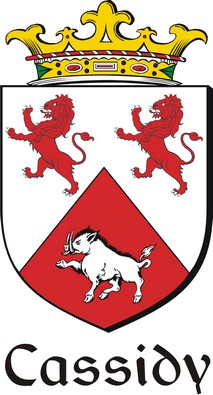 Thumbnail Cassidy Family Crest / Irish Coat of Arms Image Download