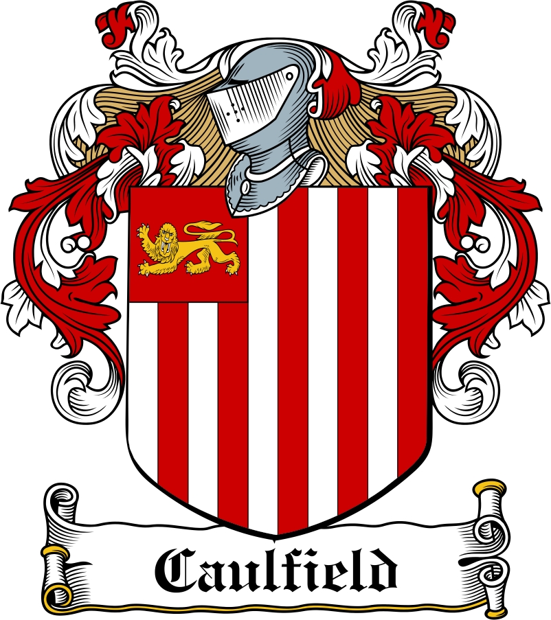 Thumbnail Caulfield Family Crest / Irish Coat of Arms Image Download
