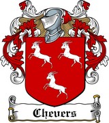 Thumbnail Chevers Family Crest / Irish Coat of Arms Image Download