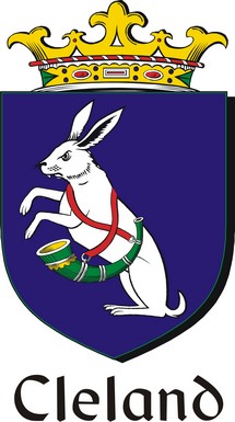 Thumbnail Cleland Family Crest / Irish Coat of Arms Image Download