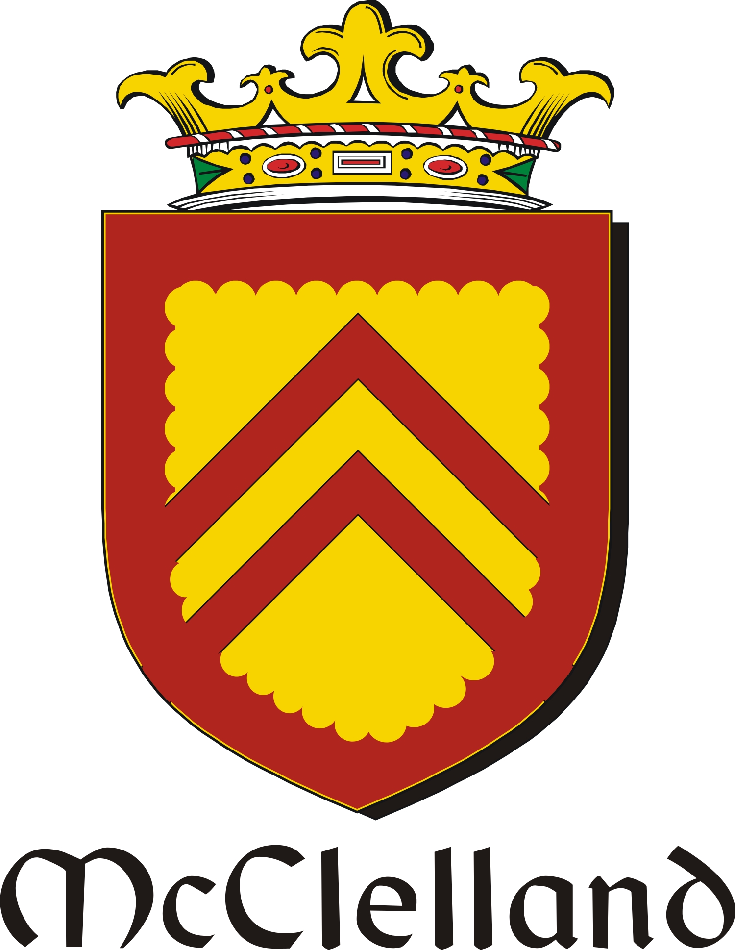 Thumbnail Clelland-Mc Family Crest / Irish Coat of Arms Image Download