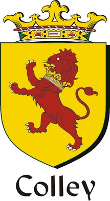 Thumbnail Colley Family Crest / Irish Coat of Arms Image Download