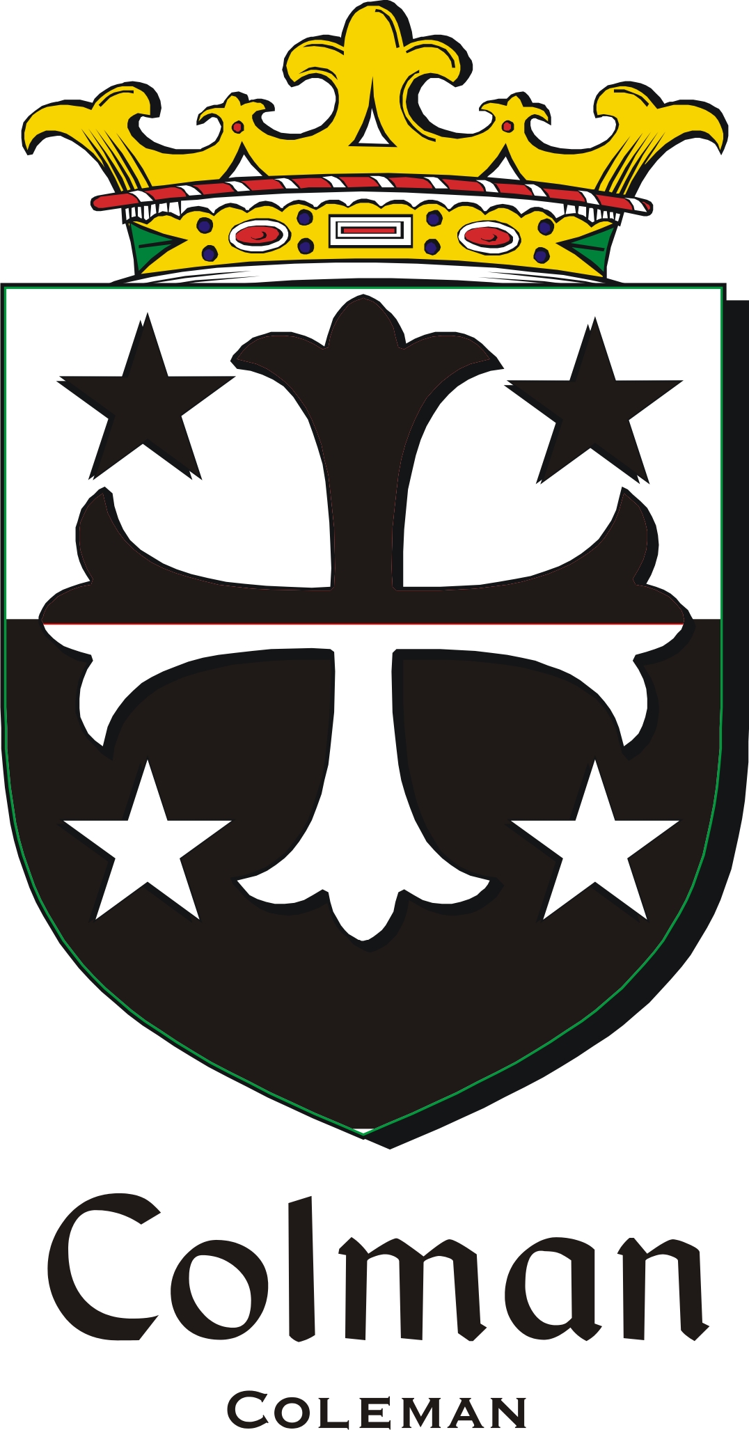 Thumbnail Colman Family Crest / Irish Coat of Arms Image Download