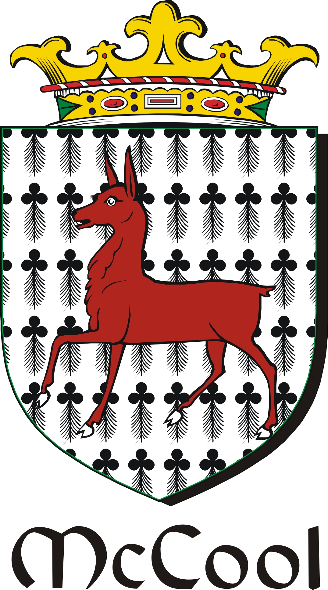 Thumbnail Cool-Mc Family Crest / Irish Coat of Arms Image Download