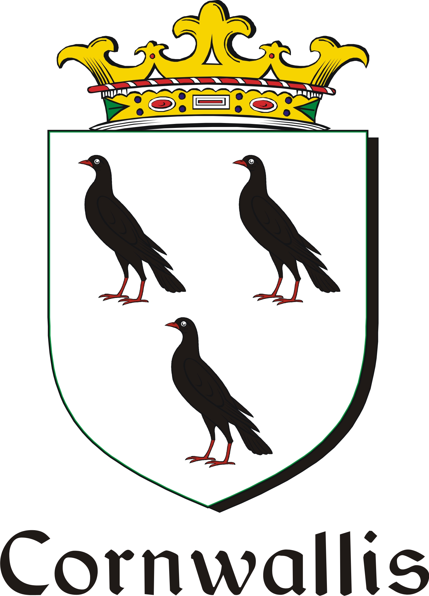 Thumbnail Cornwallis Family Crest / Irish Coat of Arms Image Download