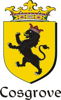 Thumbnail Cosgrove Family Crest / Irish Coat of Arms Image Download