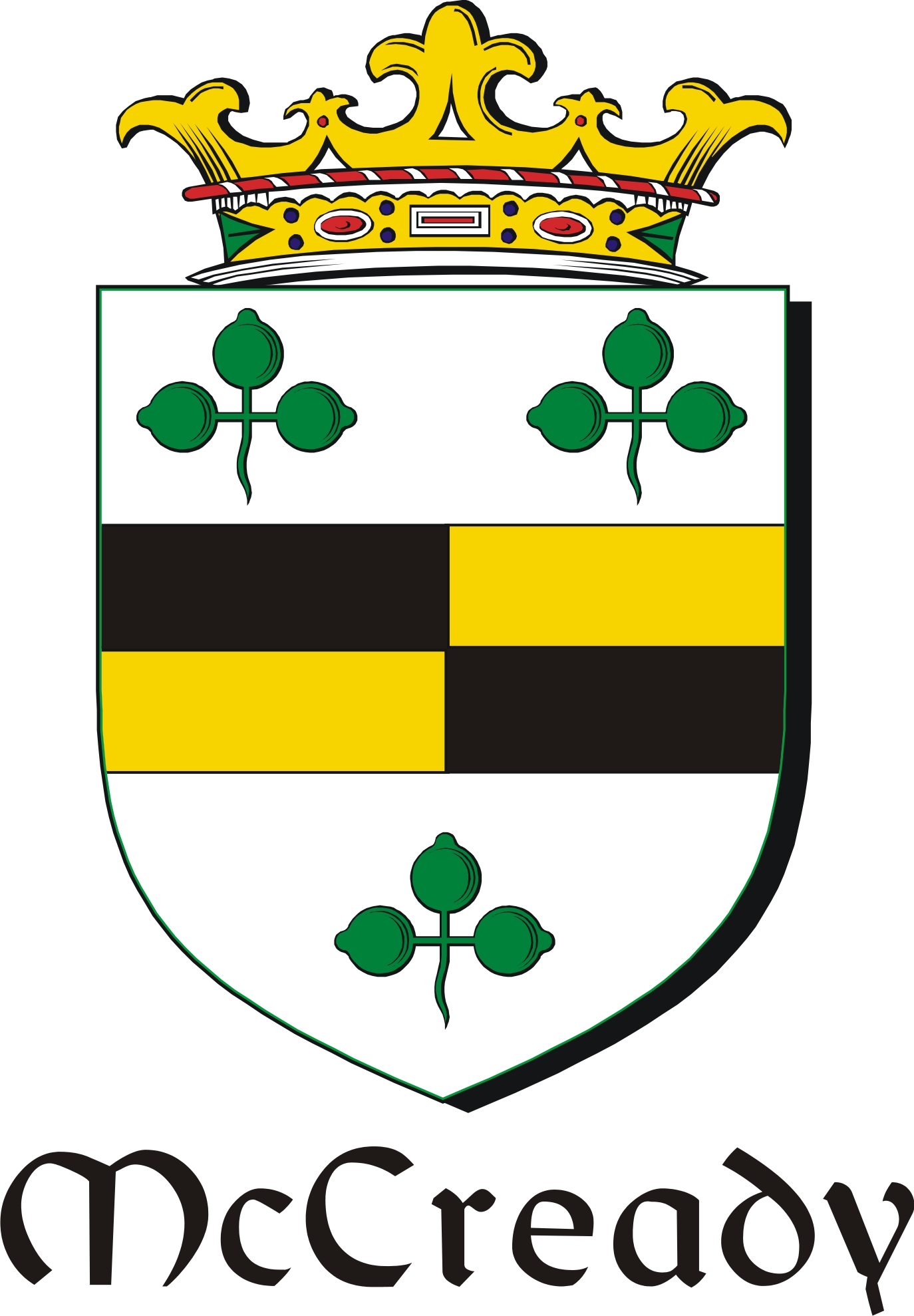 Thumbnail Cready-Mc Family Crest / Irish Coat of Arms Image Download