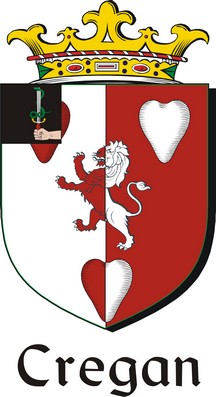Thumbnail Cregan Family Crest / Irish Coat of Arms Image Download