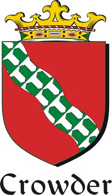 Thumbnail Crowder Family Crest / Irish Coat of Arms Image Download