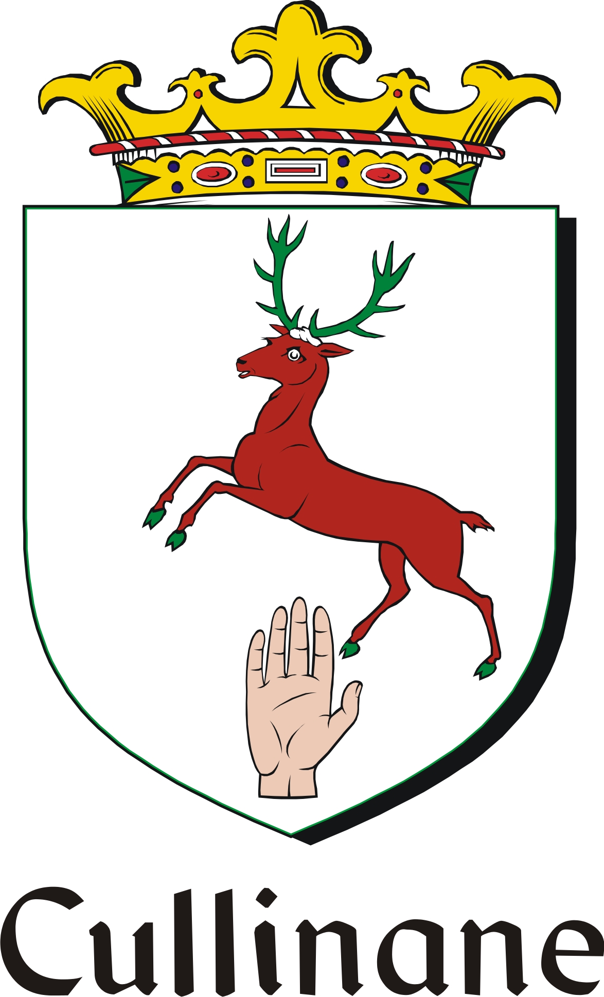 Thumbnail Cullinane Family Crest / Irish Coat of Arms Image Download