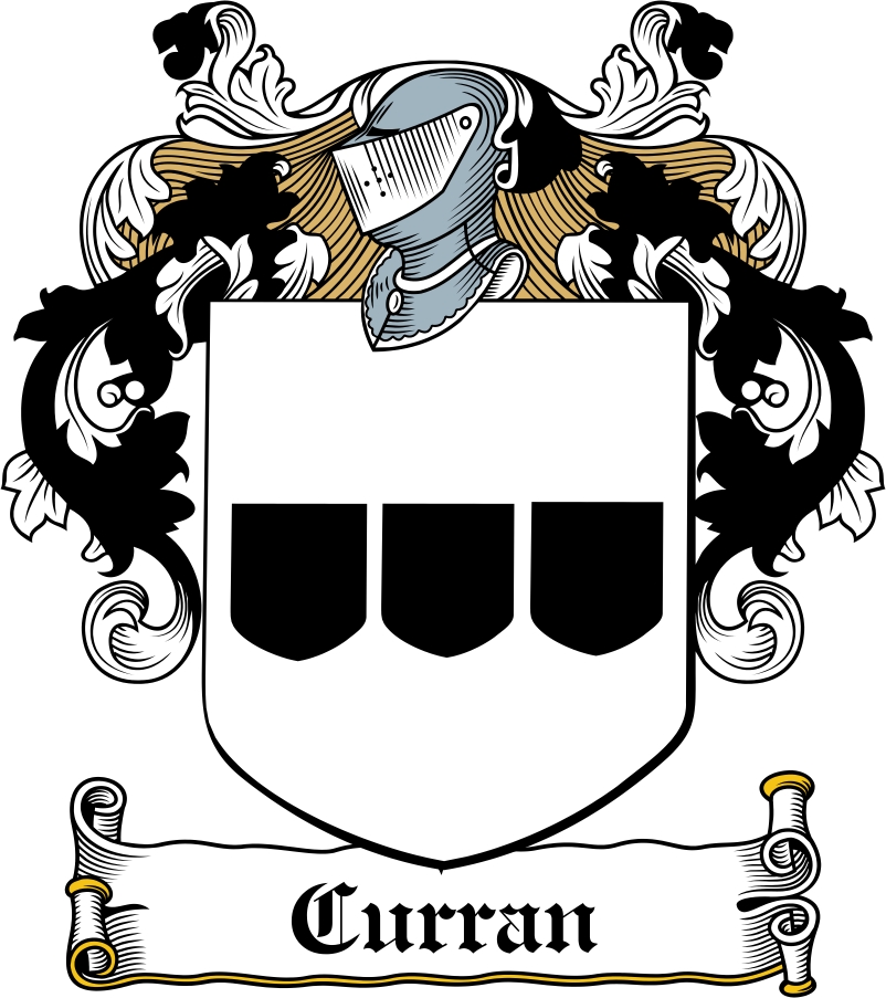 Thumbnail Curran Family Crest / Irish Coat of Arms Image Download