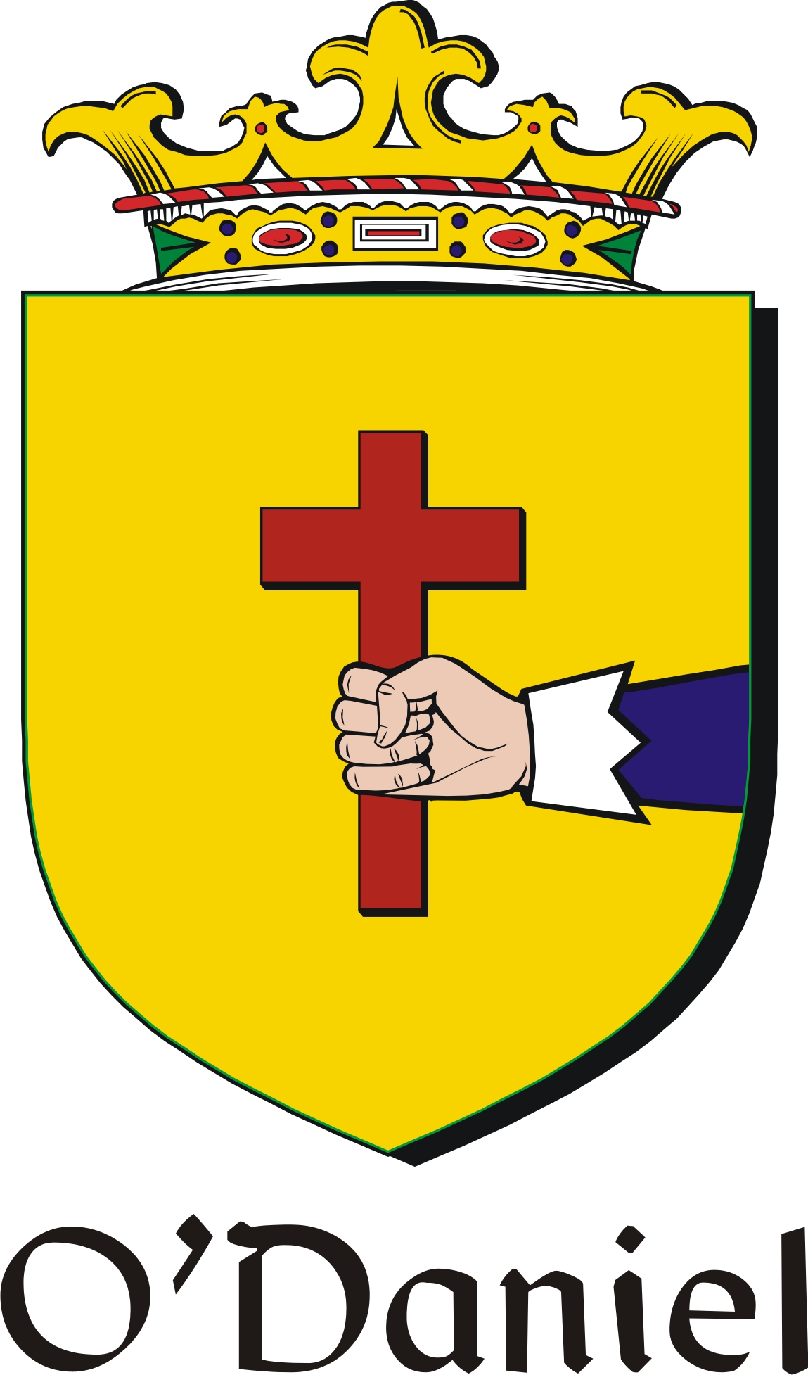 Thumbnail Daniel-O Family Crest / Irish Coat of Arms Image Download