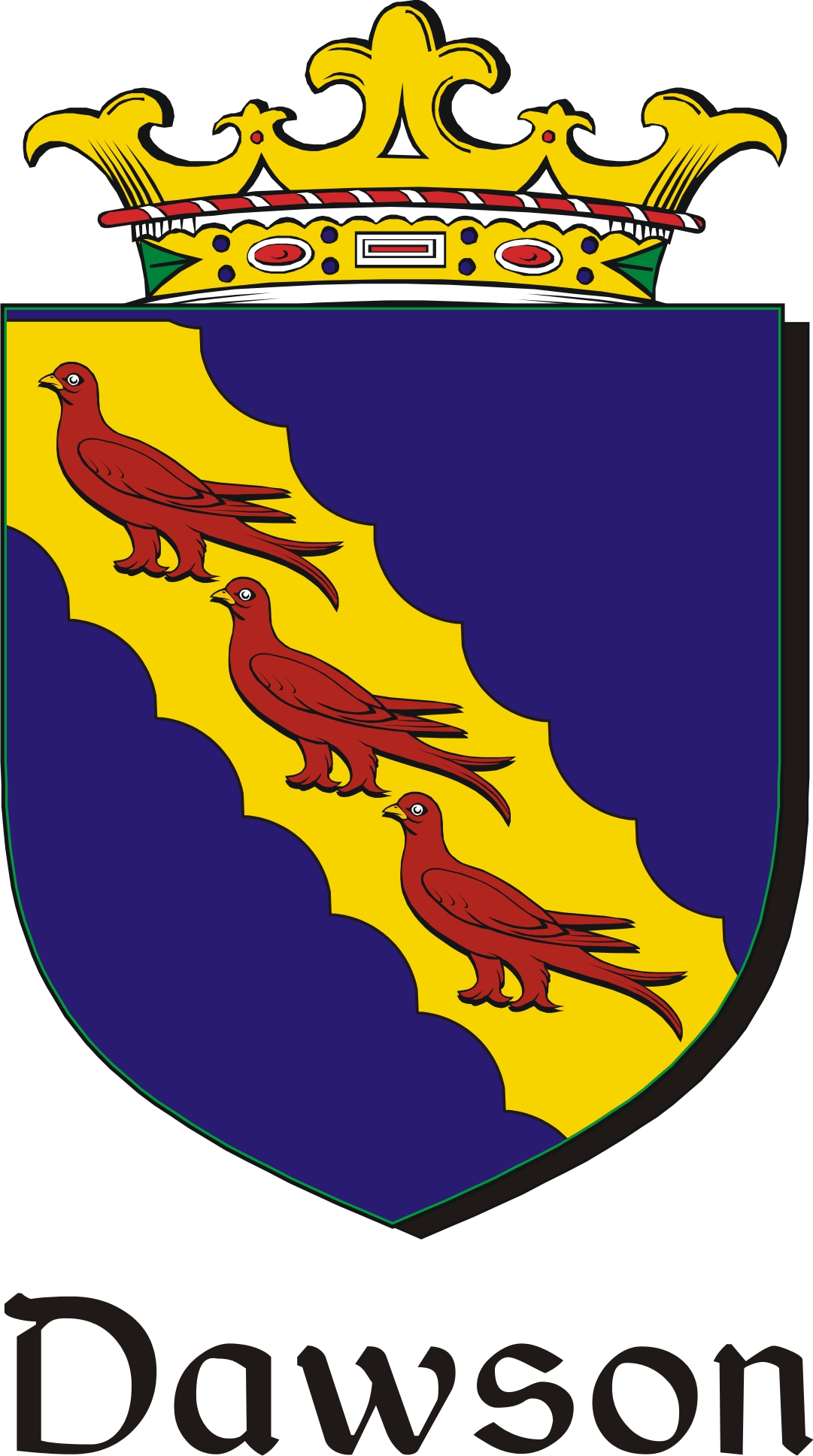 Thumbnail Dawson Family Crest / Irish Coat of Arms Image Download Thumbnail Dawson Family Crest / Irish Coat of Arms Image Download