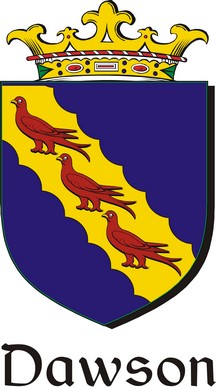 Thumbnail Dawson Family Crest / Irish Coat of Arms Image Download