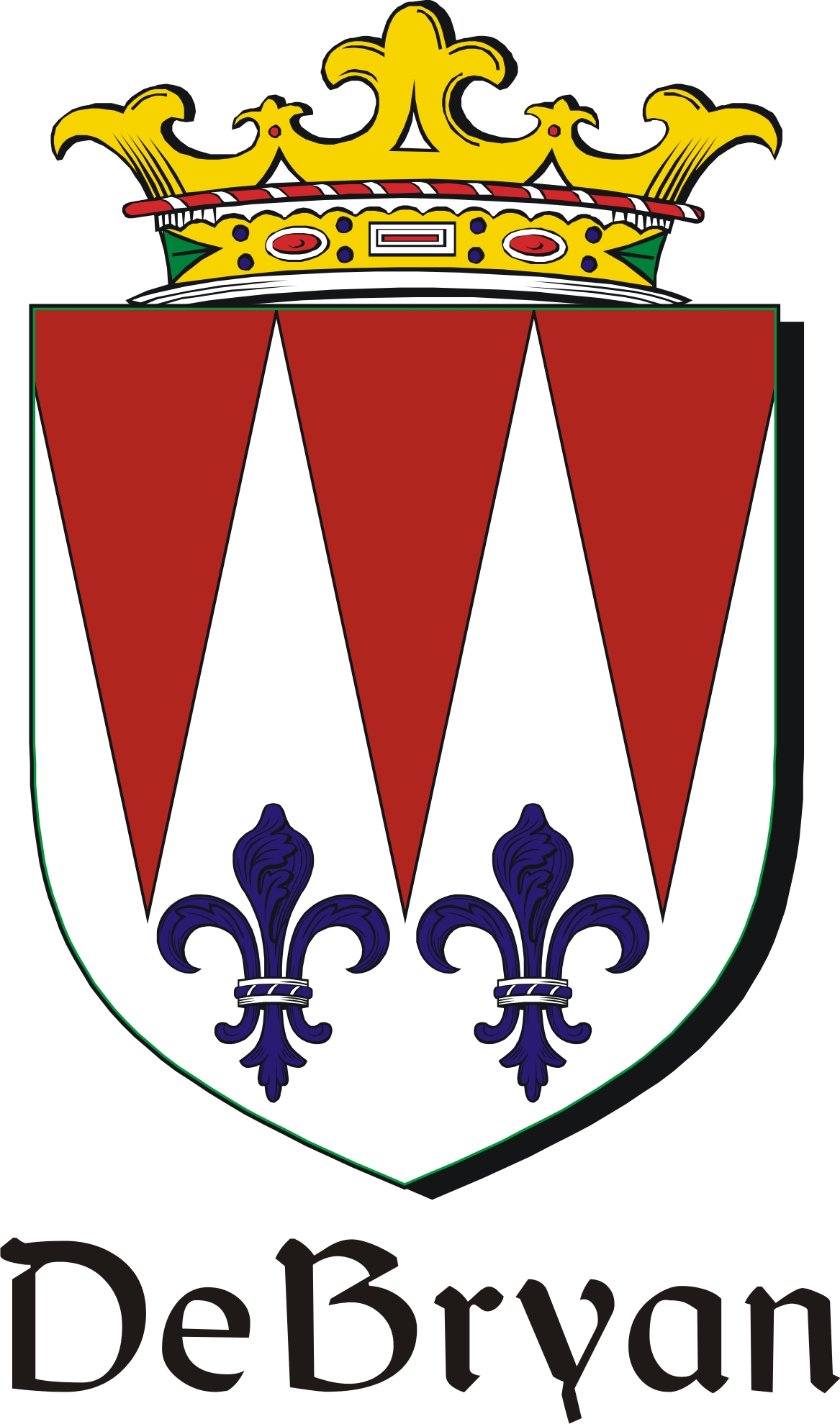 Thumbnail DeBryan Family Crest / Irish Coat of Arms Image Download Thumbnail DeBryan Family Crest / Irish Coat of Arms Image Download