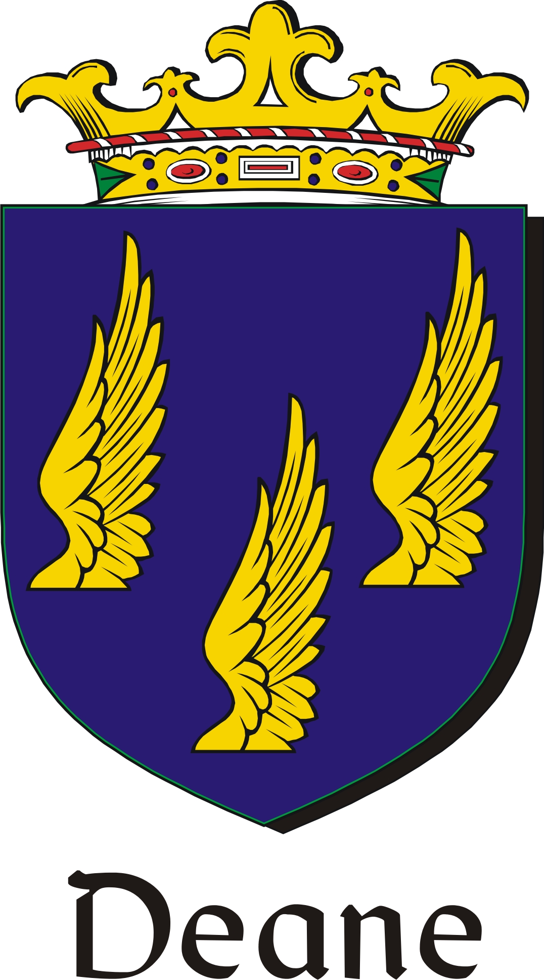 Thumbnail Deane Family Crest / Irish Coat of Arms Image Download Thumbnail Deane Family Crest / Irish Coat of Arms Image Download