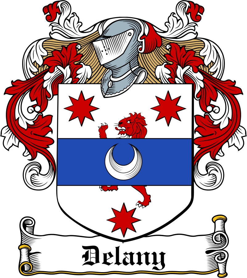Thumbnail Delany Family Crest / Irish Coat of Arms Image Download Thumbnail Delany Family Crest / Irish Coat of Arms Image Download